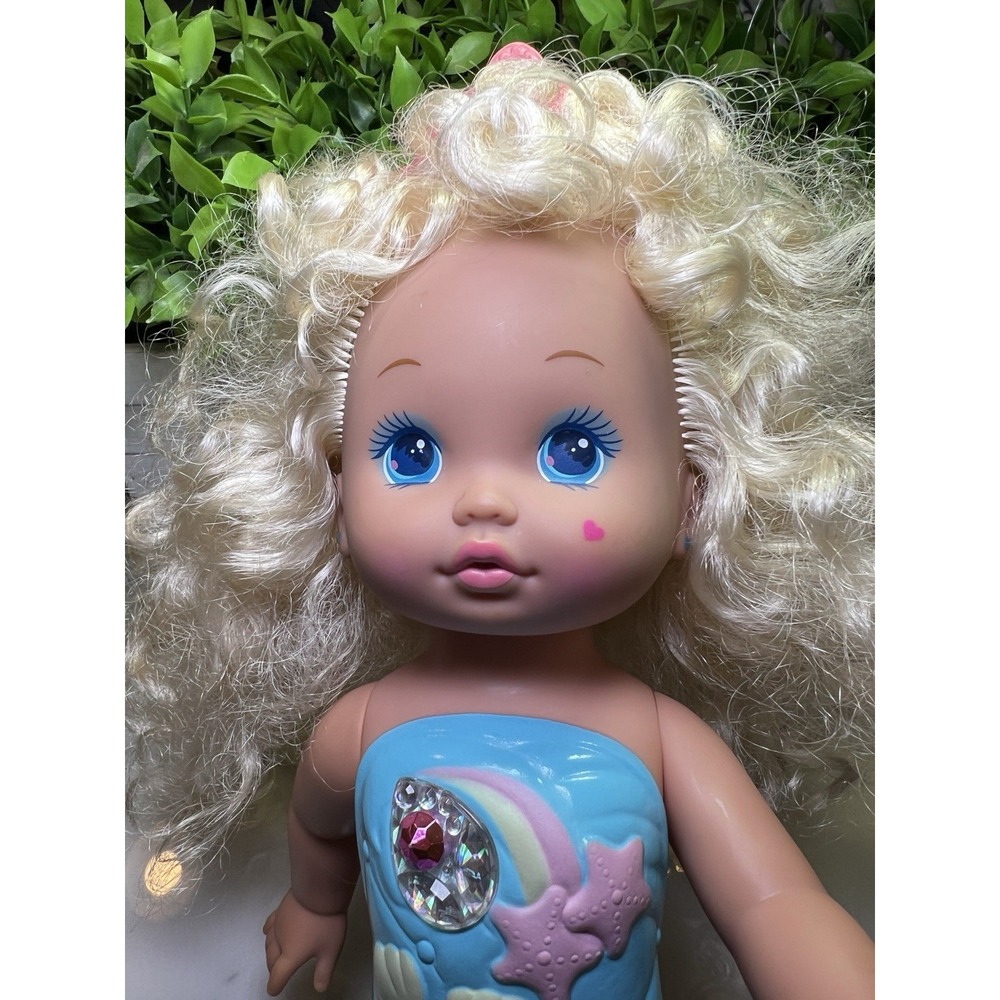 Vintage 1991 Mattel Lil Miss Singing Mermaid Doll Blonde Tested & Sound Working - Picture 3 of 6